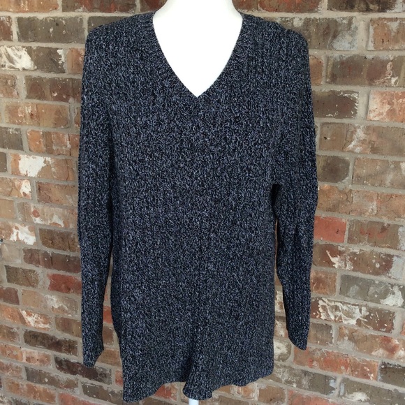 croft & barrow Sweaters - CROFT & BARROW WOMAN V-NECK CABLE SWEATER